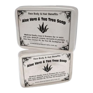 Aloe Vera Body & Scalp Soap Bar 2 pack (2x90g)