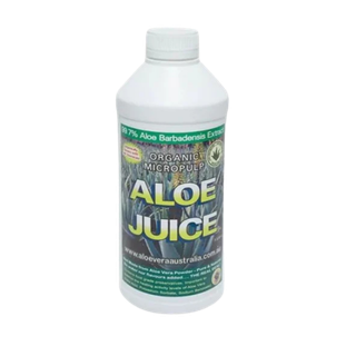 1 Litre ORGANIC ALOE JUICE (MICRO PULP GEL)